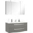 BADEZIMMER - Grau, Design, Glas/Holzwerkstoff (120cm) - Sadena BADEZIMMER - Grau, Design, Glas/Holzwerkstoff (120cm) - Sadena