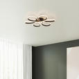 LED-DECKENLEUCHTE Matar 70/10 cm  - Schwarz, Design, Kunststoff/Metall (70/10cm) - Novel