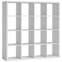 RAUMTEILER Holzwerkstoff   - Weiss, Design, Holzwerkstoff (147/147/38cm) - Carryhome