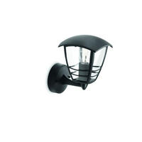 ZUNANJA SVETILKA   17,5/23,5/20 cm            - črna, Trendi, kovina/umetna masa (17,5/23,5/20cm) - Philips