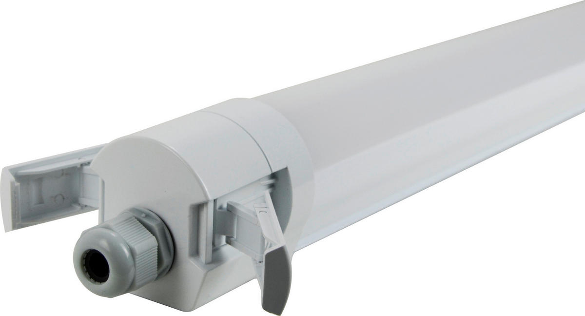 LED-DECKENLEUCHTE pro 62/6/6 cm  - Hellgrau, Basics, Kunststoff (62/6/6cm)