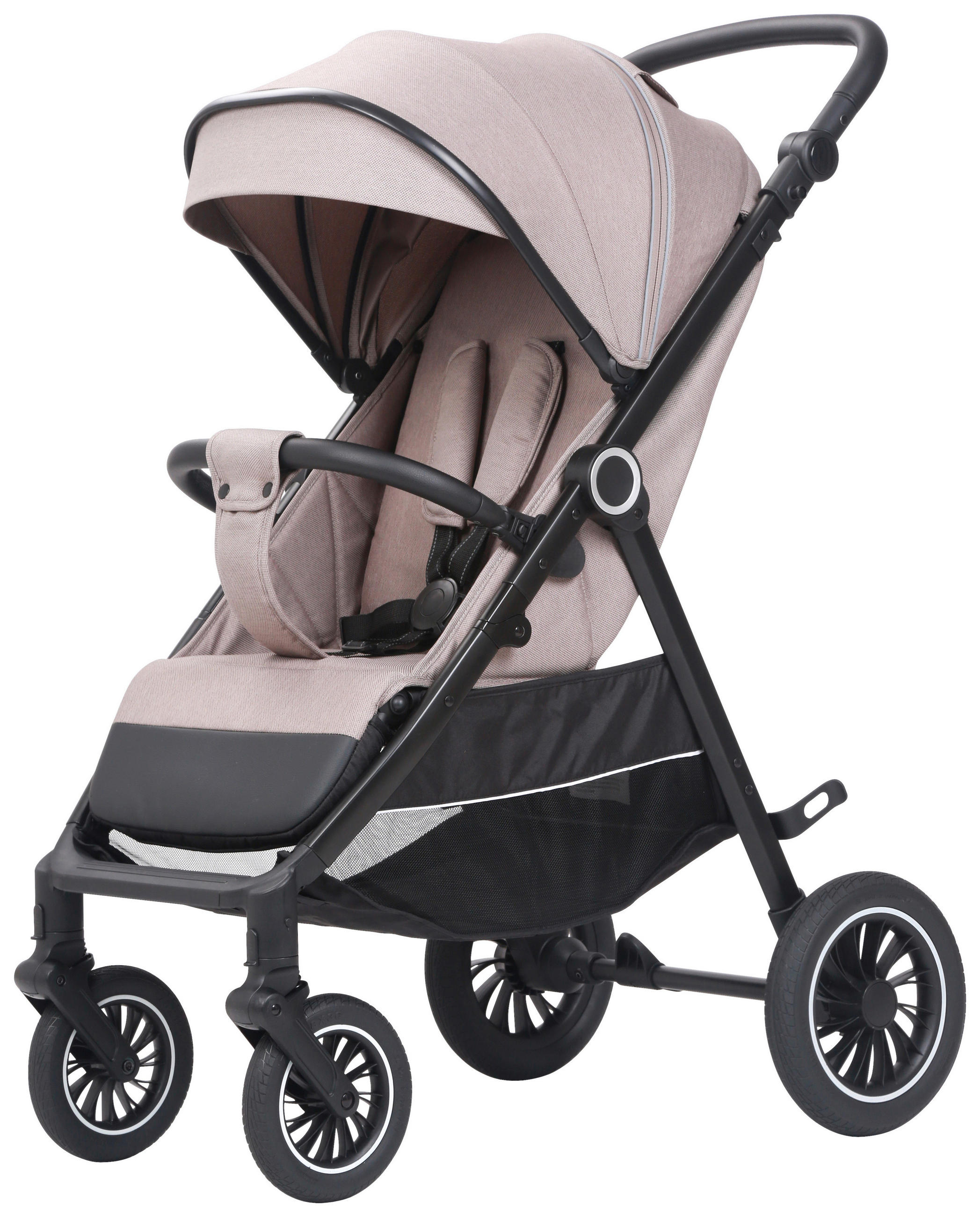 BUGGY  - Taupe/Schwarz, Basics, Textil/Metall - Jimmylee