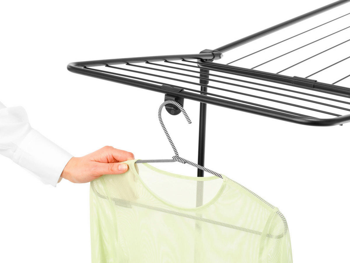 ŽICA ZA SUŠENJE VEŠA - crna, Osnovno, metal (58,8/116,4/5cm) - Brabantia