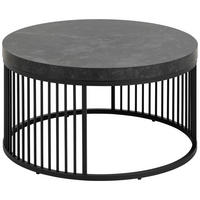 KLUBSKA MIZA, črna  - črna, Design, kovina/leseni material (65/65/35cm) - Livetastic