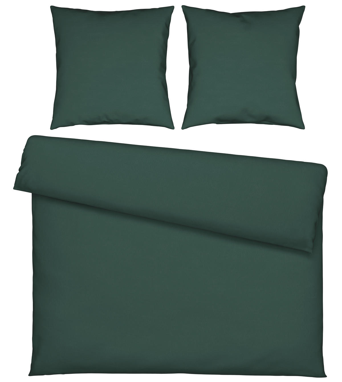 BETTWÄSCHE 200/200 cm  - Dunkelgrün, Textil (200/200cm) - Esposa