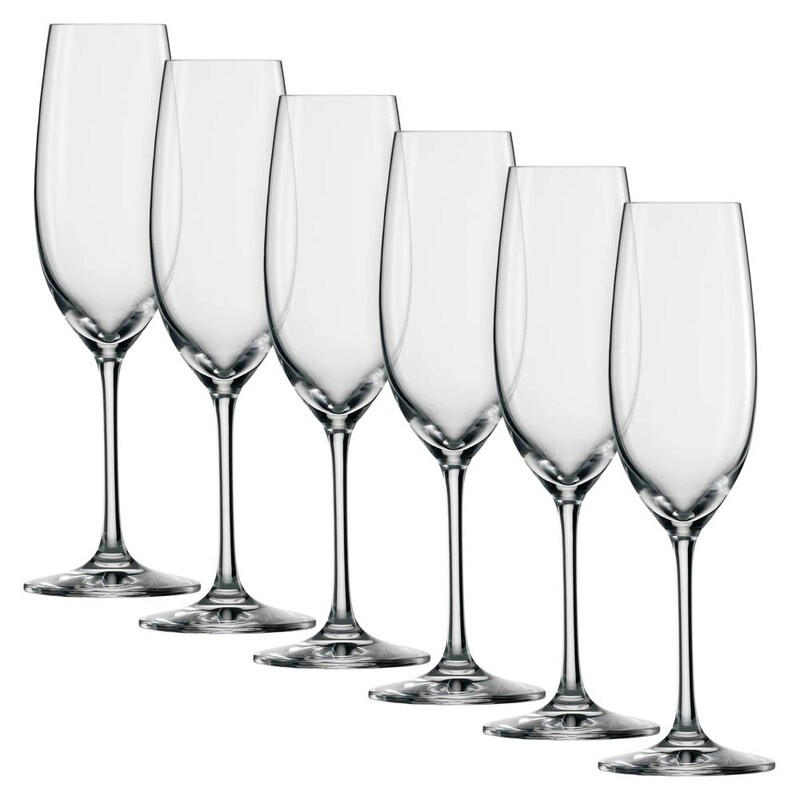 SEKTGLAS 230 ml 6-teilig - Klar, Basics, Glas (0,230l) - Novel