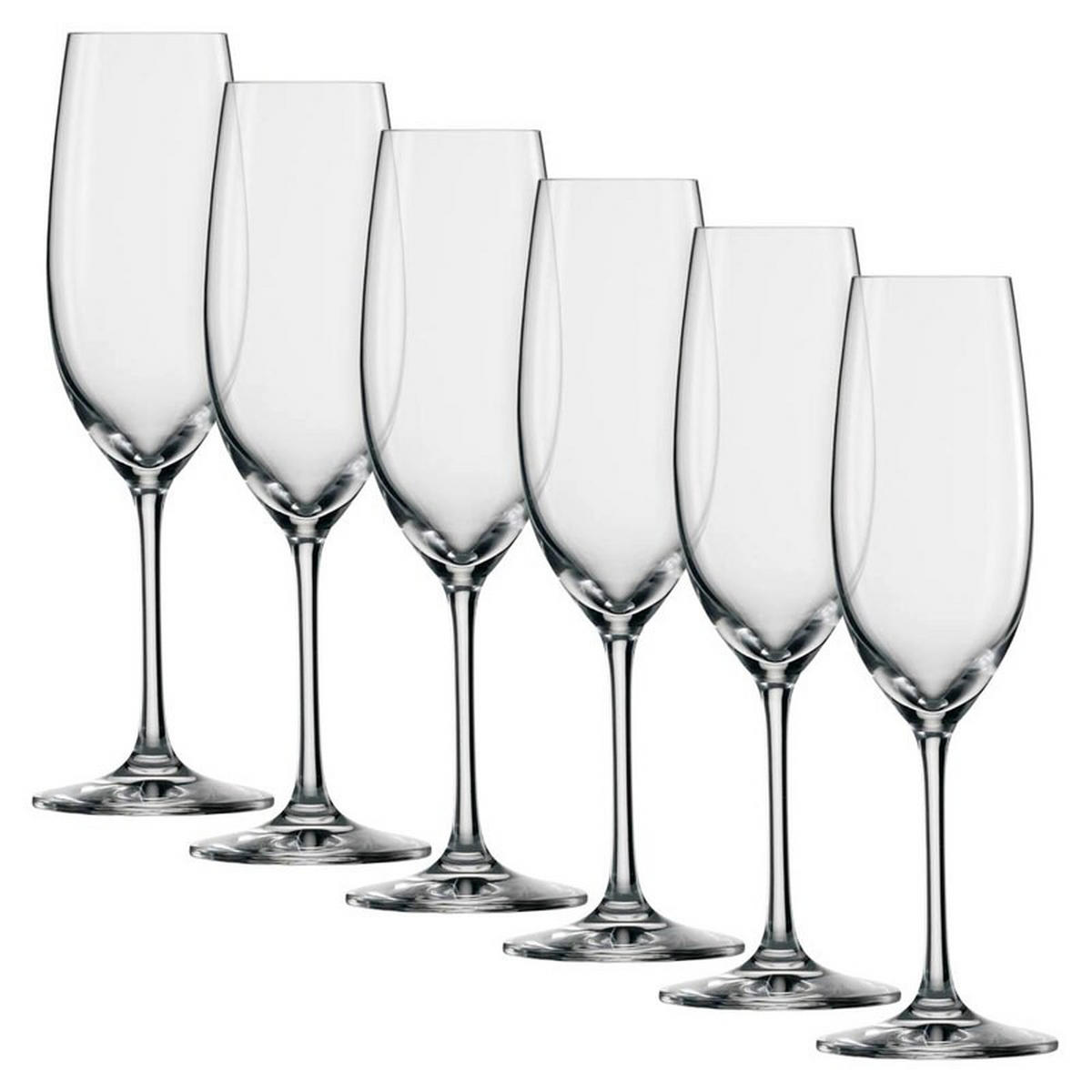 SEKTGLAS 230 ml 6-teilig  - Klar, Basics, Glas (0,230l) - Novel
