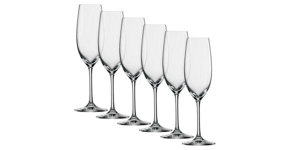 SEKTGLAS 230 ml 6-teilig - Klar, Basics, Glas (0,230l) - Novel