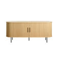 SIDEBOARD 180/76/45 cm  - Eichefarben/Schwarz, Trend, Holz/Holzwerkstoff (180/76/45cm) - Xora