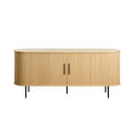 SIDEBOARD 180/76/45 cm  - Eichefarben/Schwarz, Trend, Holz/Holzwerkstoff (180/76/45cm) - Xora