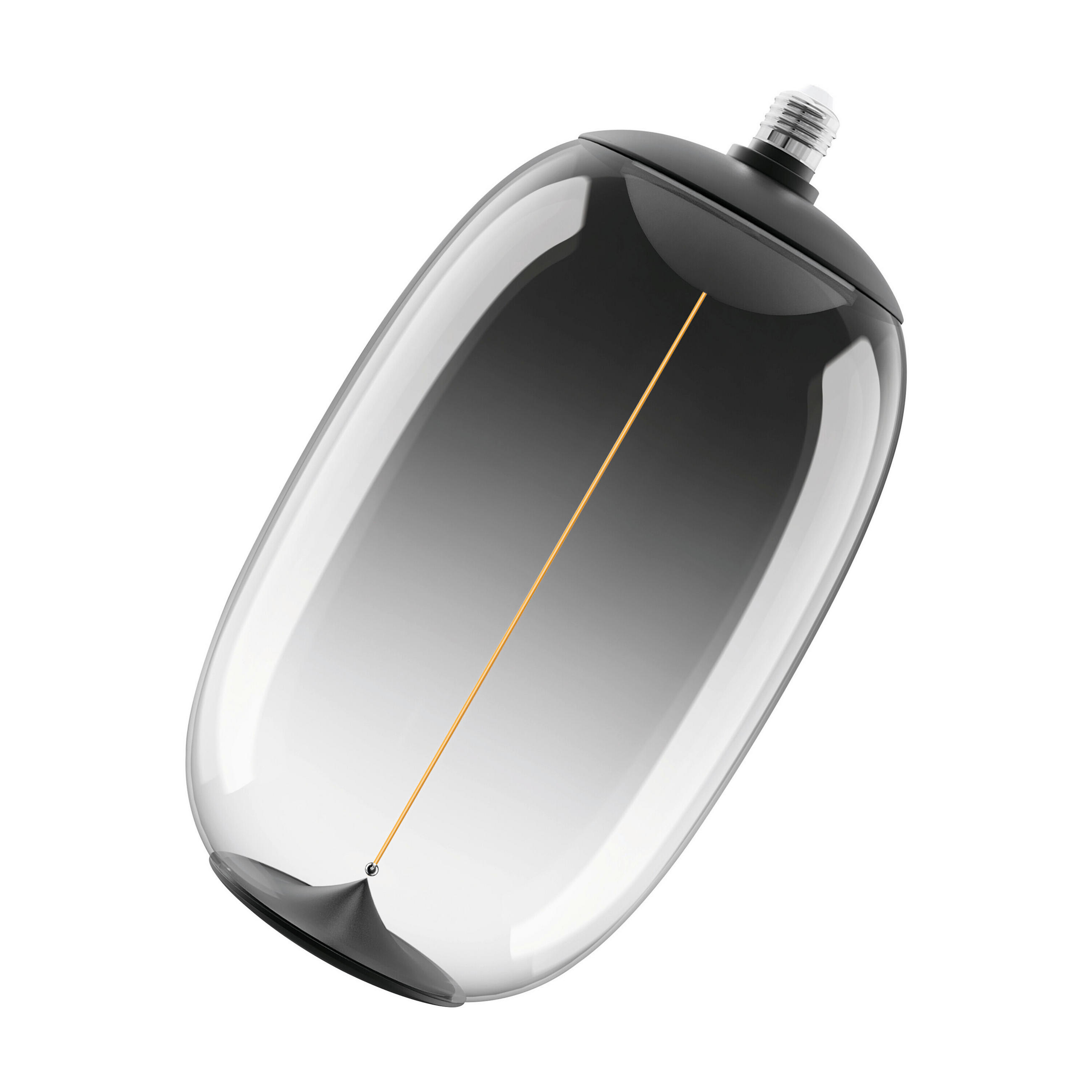 LED-LEUCHTMITTEL   E27 12 W 300 lm  - Grau, KONVENTIONELL, Kunststoff (20/37cm)