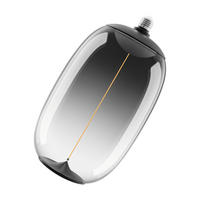 LED-LEUCHTMITTEL   E27 12 W 300 lm  - Grau, KONVENTIONELL, Kunststoff (20/37cm)