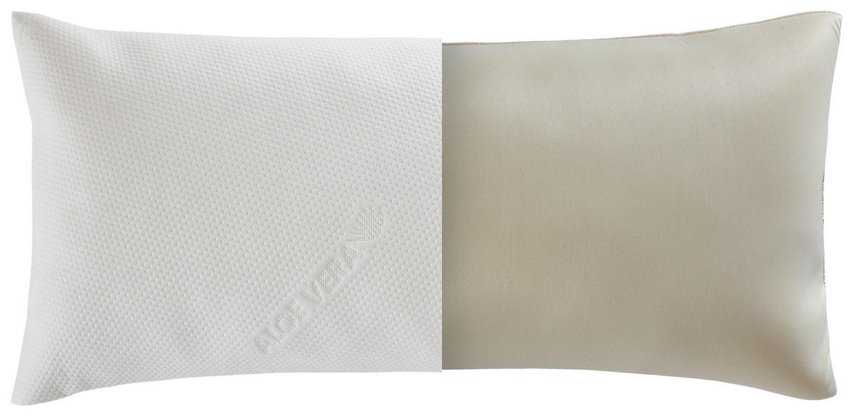 KOPFKISSEN 80/40 cm  - Weiß, Basics, Textil (80/40cm) - Boxxx