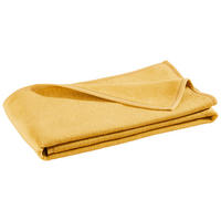 PLÉD 150/200 cm  - sárga, Basics, textil (150/200cm) - Novel