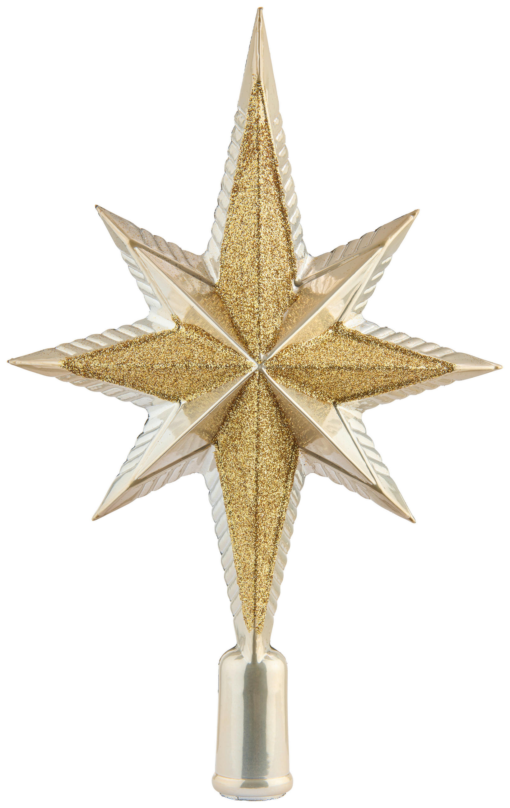 JULGRANSSPIRA - pärlemor, Basics, plast (6,50/14,50/25,50cm)