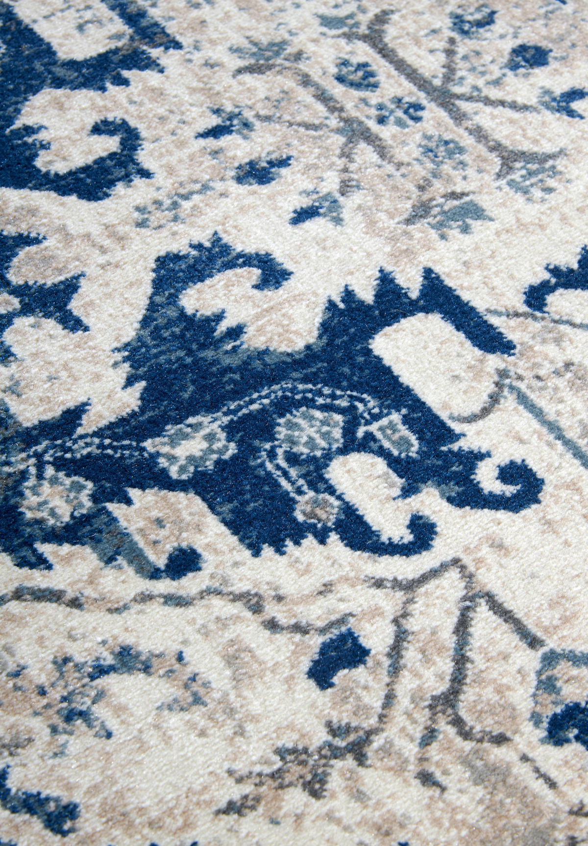 LÄUFER 80/240 cm Kollektion 1869 Blau, Creme  - Blau/Creme, Design, Kunststoff (80/240cm) - Villeroy & Boch