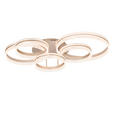 LED-DECKENLEUCHTE 100/56/22 cm   - Cappuccino, Design, Kunststoff/Metall (100/56/22cm) - Novel
