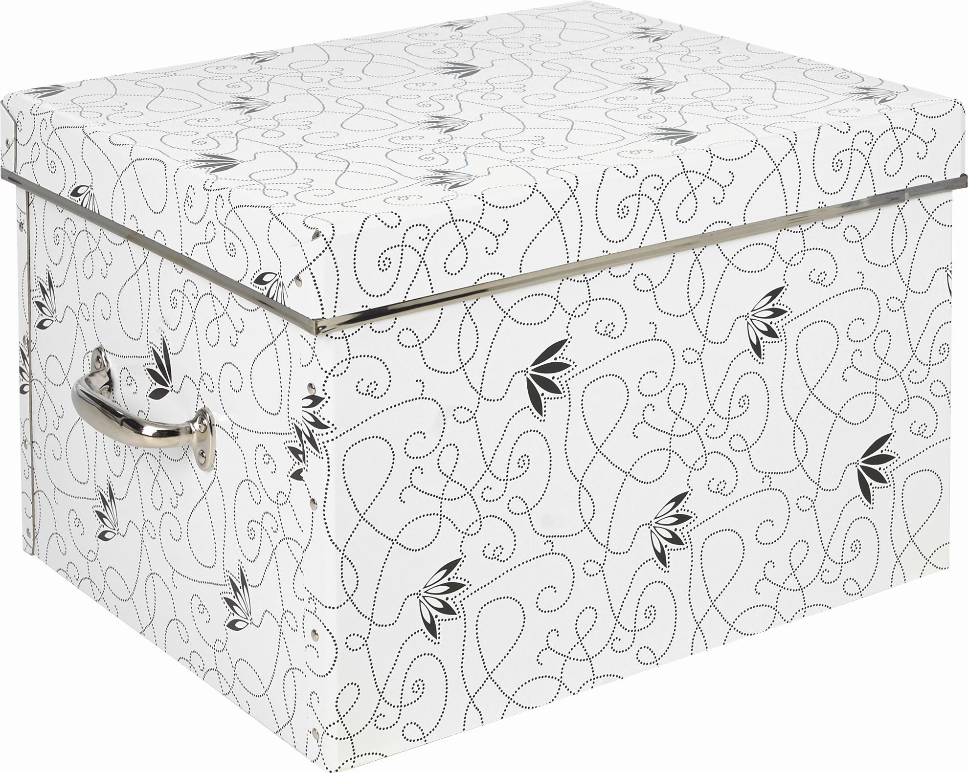 DEKOBOX  - Weiss/Schwarz, Basics, Karton (42/28/36cm)