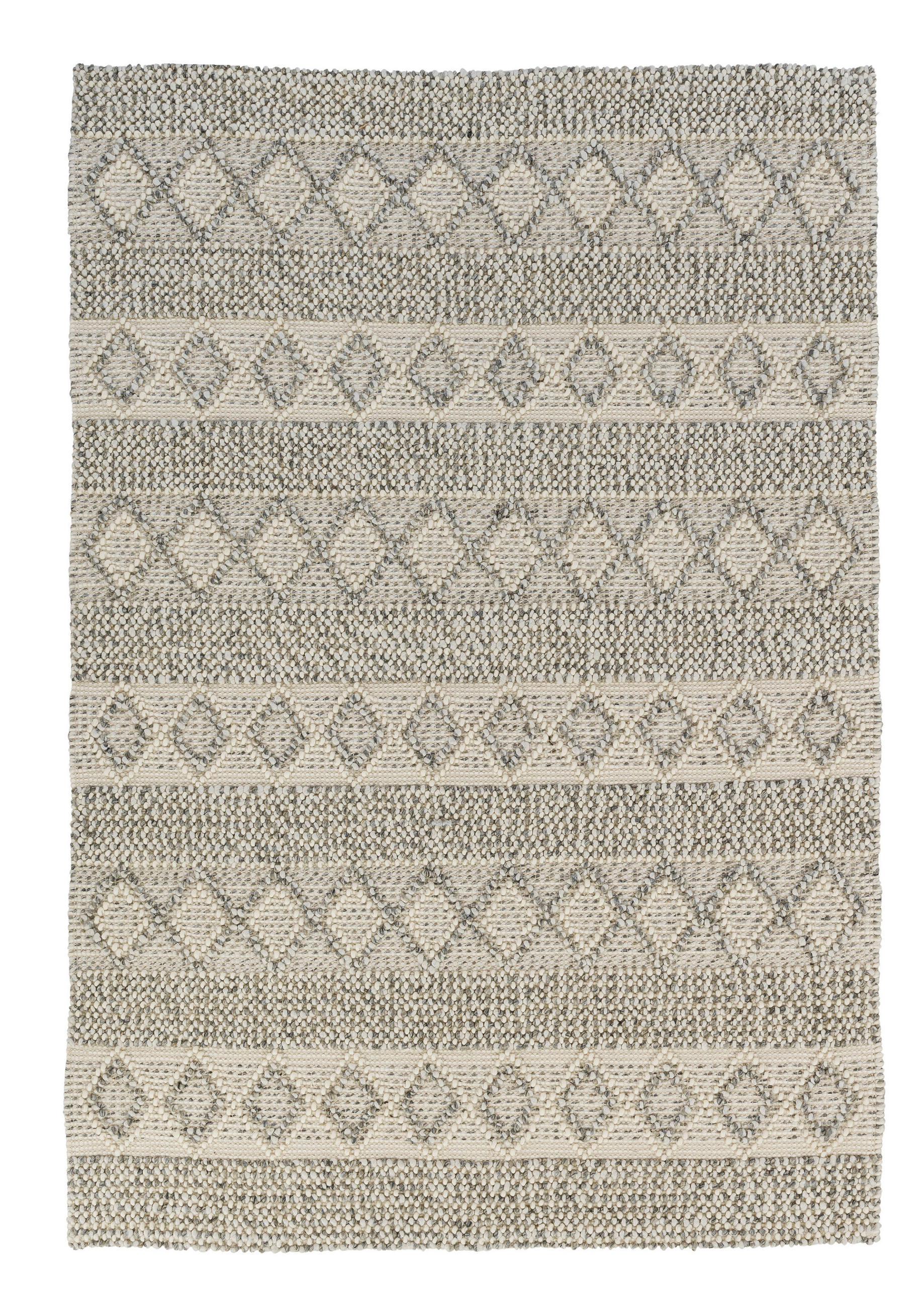 HANDWEBTEPPICH 200/300 cm Alva  - Beige, Design, Textil (200/300cm) - Schöner Wohnen