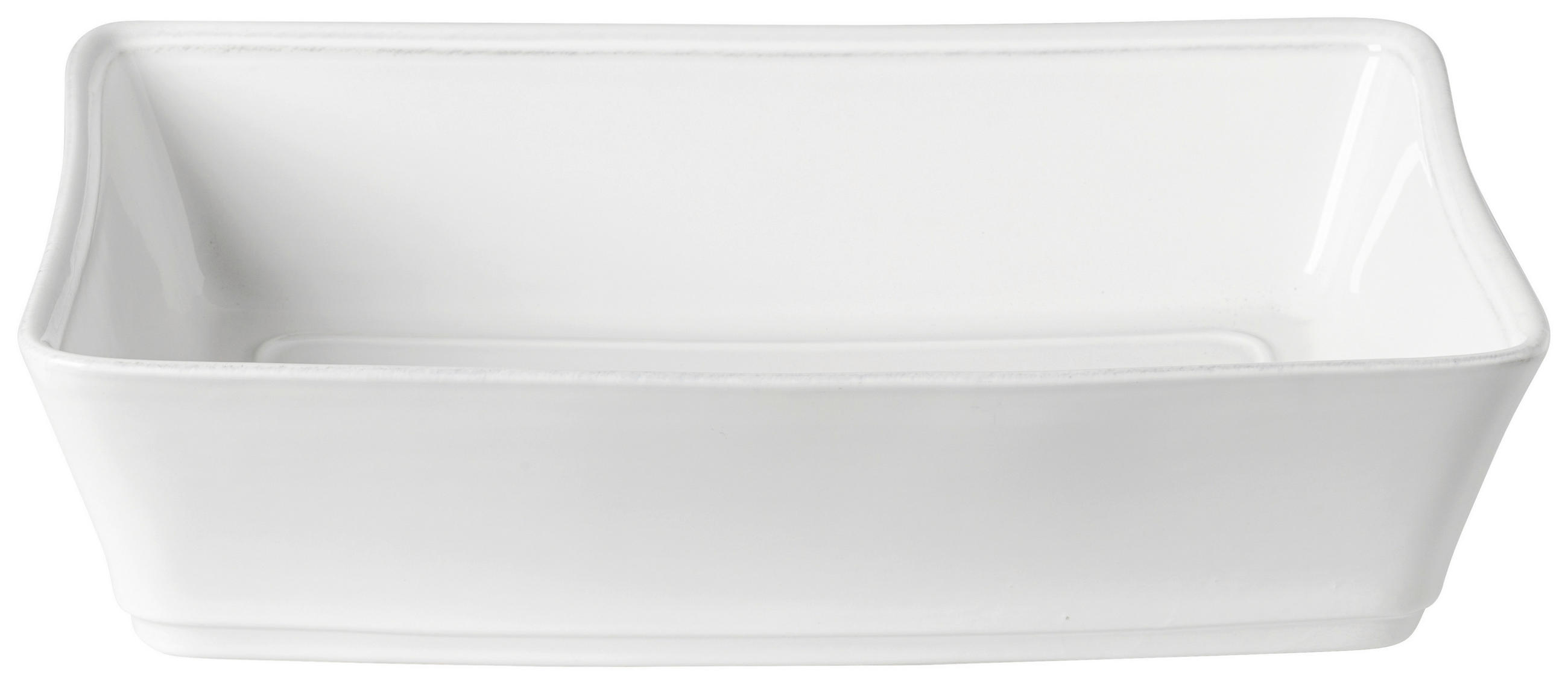 AUFLAUFFORM Keramik Feinsteinzeug  - Weiß Hochglanz, Basics, Keramik (35/26/8cm) - Costa Nova