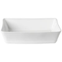 AUFLAUFFORM Keramik Feinsteinzeug  - Weiß Hochglanz, Basics, Keramik (35/26/8cm) - Costa Nova