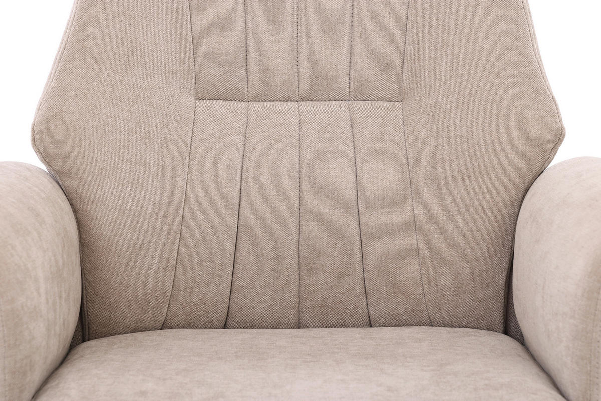 FORGÓSZÉK  zsenília világosbarna  - barna/fekete, Modern, műanyag/textil (66/114/122/64cm) - Livetastic