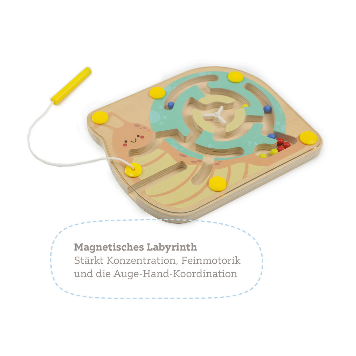 BABYBOX GESCHICKLICHKEIT - Multicolor/Hellblau, Basics, Holz/Papier