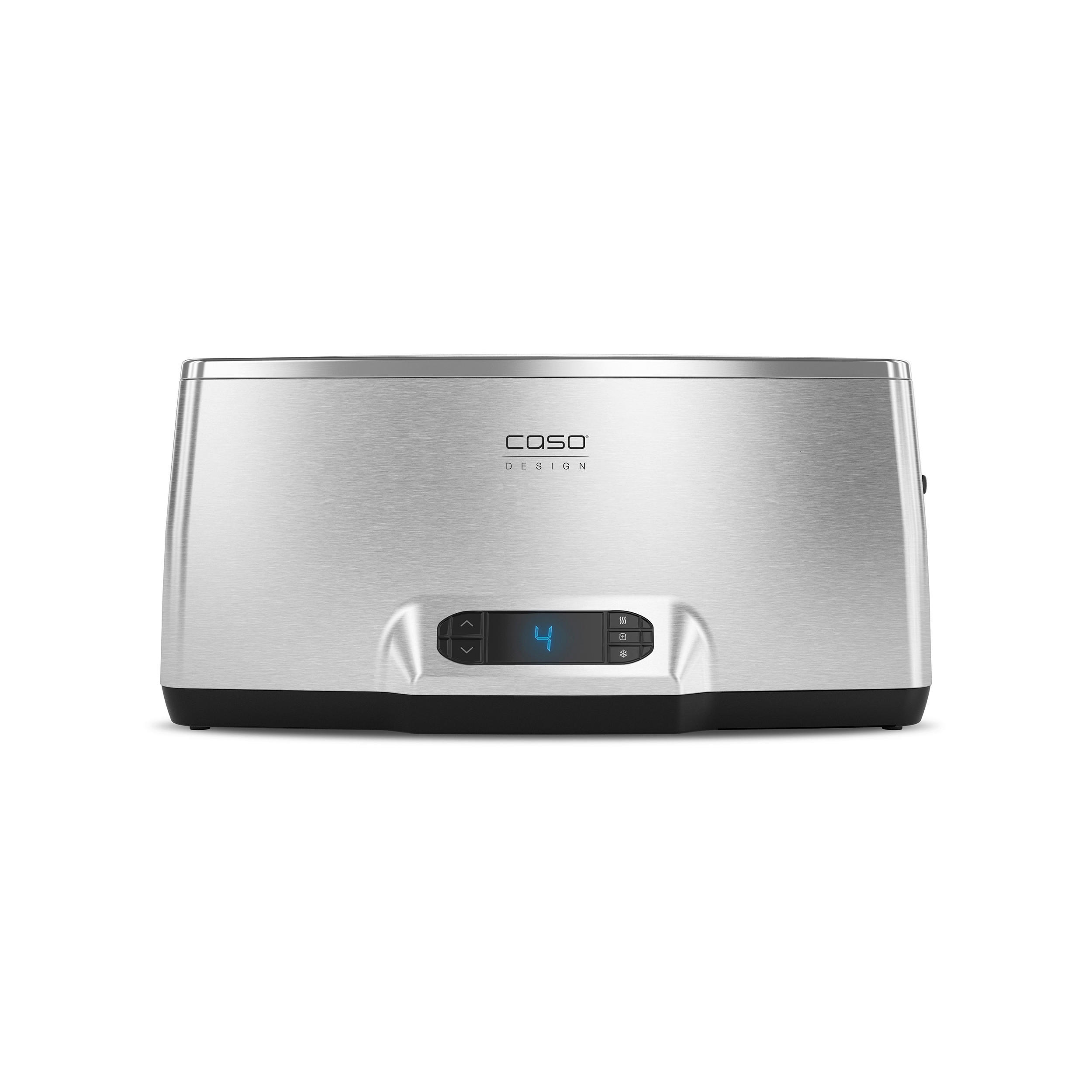 TOASTER  - Chromfarben/Schwarz, Basics, Kunststoff/Metall (42/20/20cm) - CASO Design