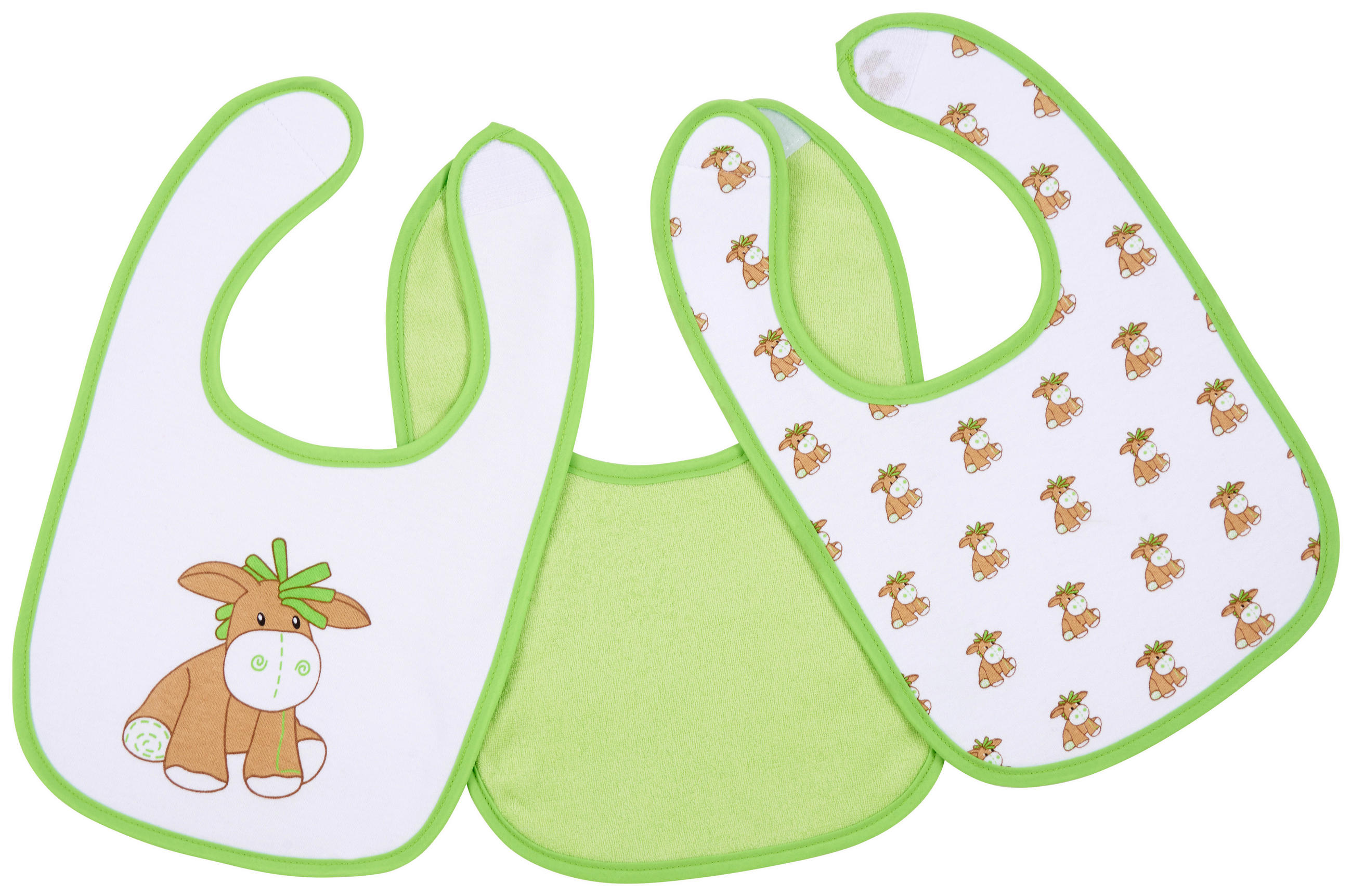 ELŐKE 3 részes  - fehér/zöld, Basics (21/32cm) - My Baby Lou