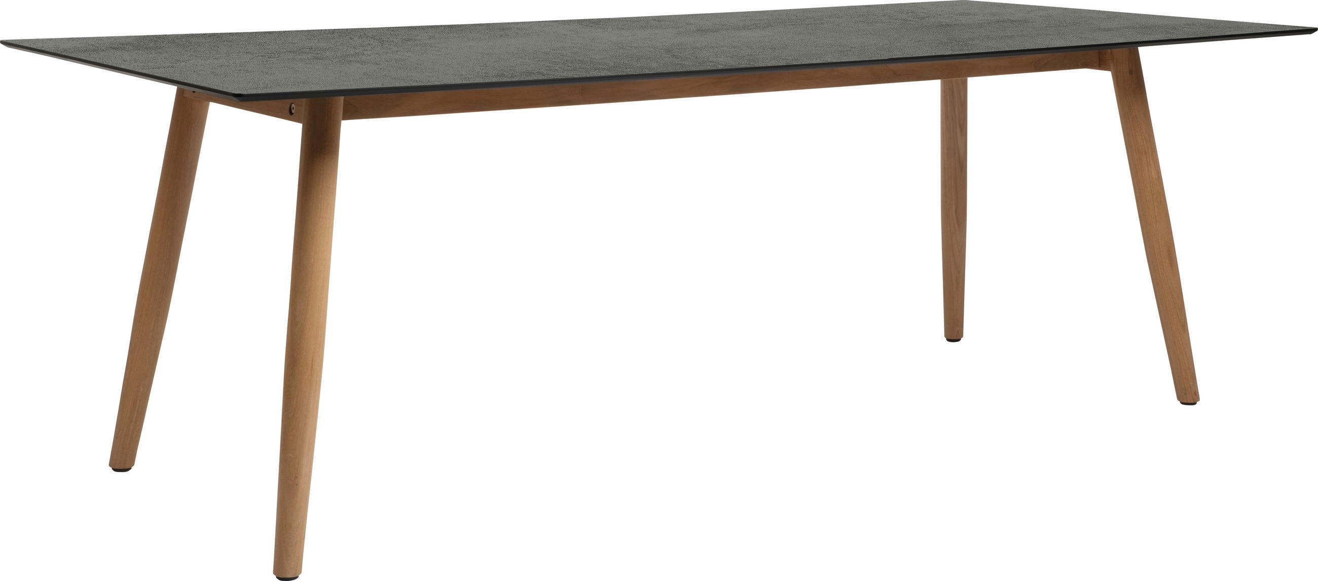 GARTENTISCH Kunststoff Grau rechteckig  - Grau/Teakfarben, MODERN, Holz/Kunststoff (220/100/73,5cm) - Stern