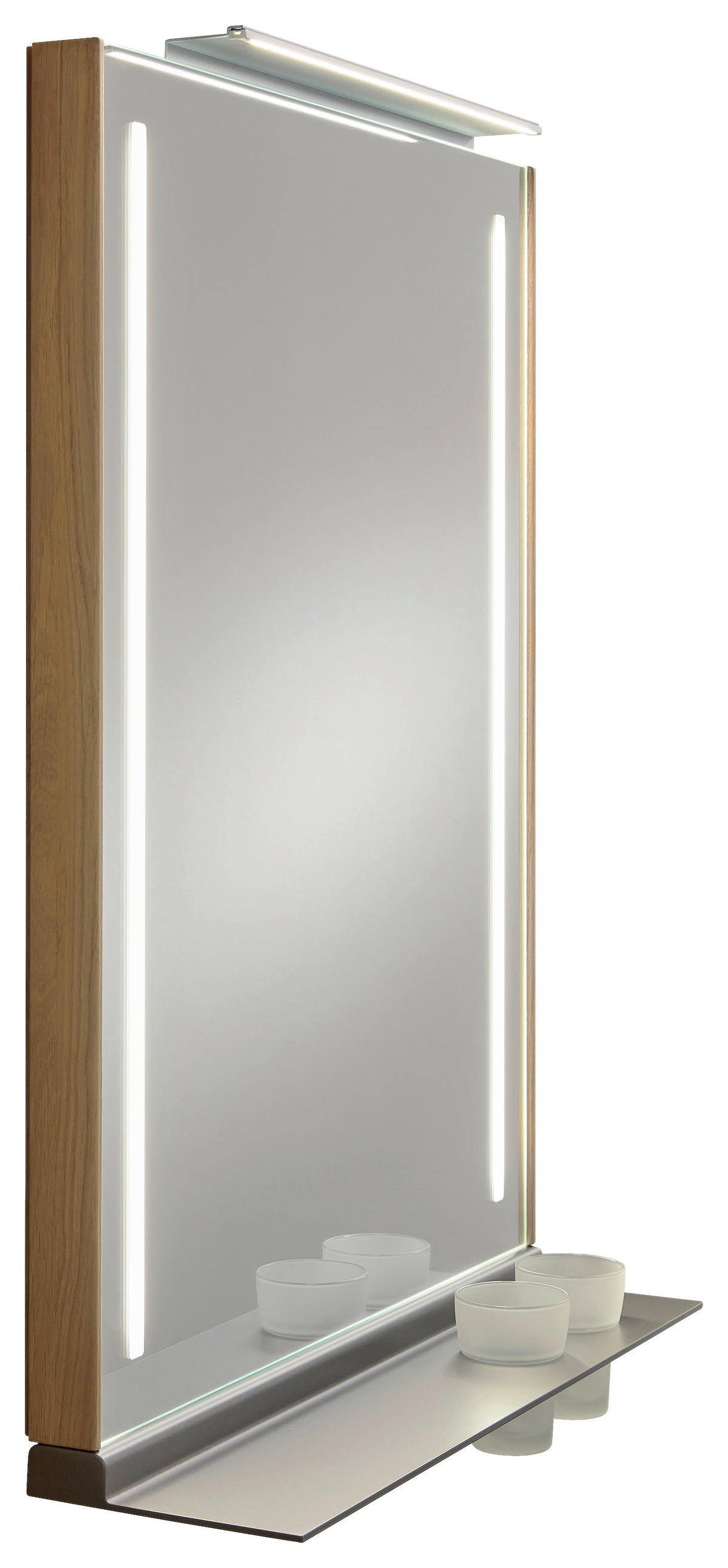 BADEZIMMERSPIEGEL 62/79,8/17 cm  - Eichefarben, Design, Holz (62/79,8/17cm) - Musterring