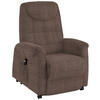 FERNSEHSESSEL Mikrofaser Hellbraun, Braun  - Hellbraun/Schwarz, KONVENTIONELL, Kunststoff/Textil (83/113/92cm) - Xora
