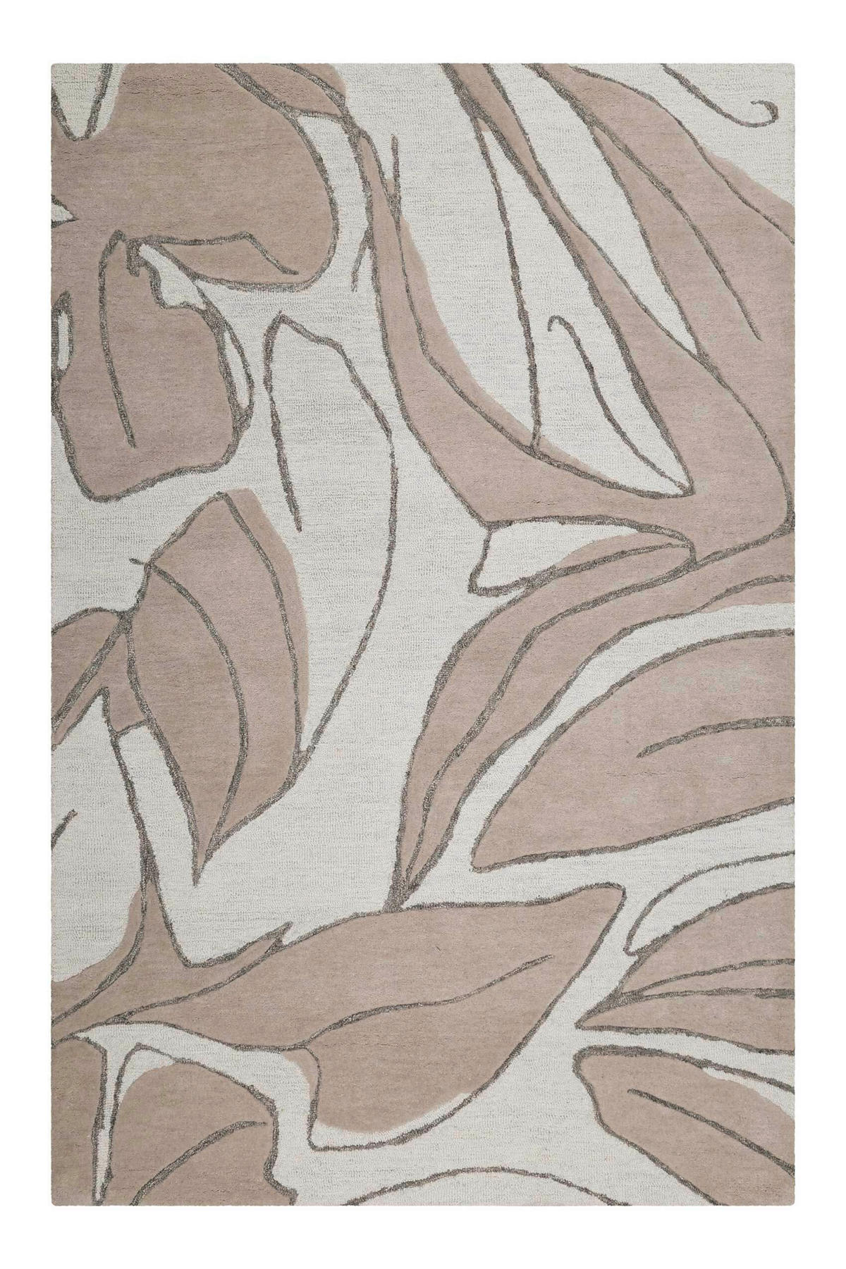 WEBTEPPICH 140/200 cm Tunia Creme, Beige, Graubraun  - Beige/Graubraun, Design, Textil (140/200cm) - Esprit