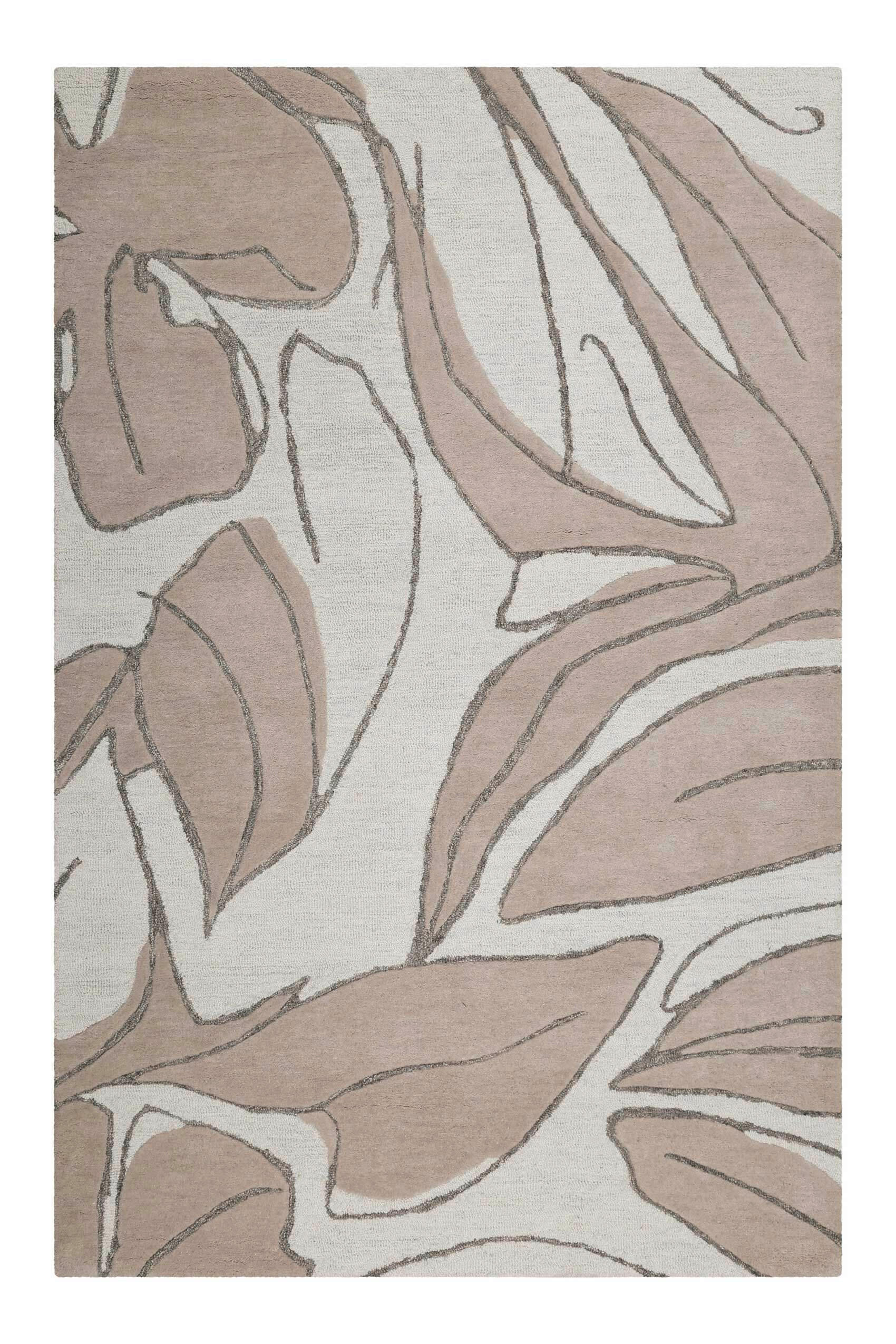 Esprit Webteppich Tunia Creme, Beige, Graubraun 70x140 cm