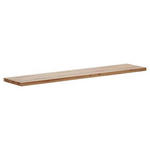 SITZBANKPLATTE 220/6/40 cm  - Wildeiche, Design, Holz (220/6/40cm) - Waldwelt