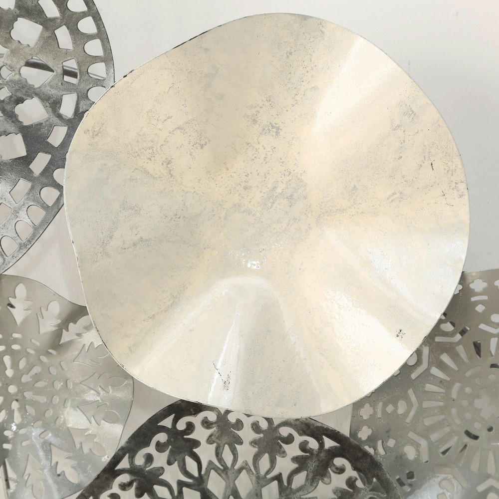 OBJEKTBILD Ornamente  - Beige/Silberfarben, Trend, Metall (90/60/10cm) - Boltze Home