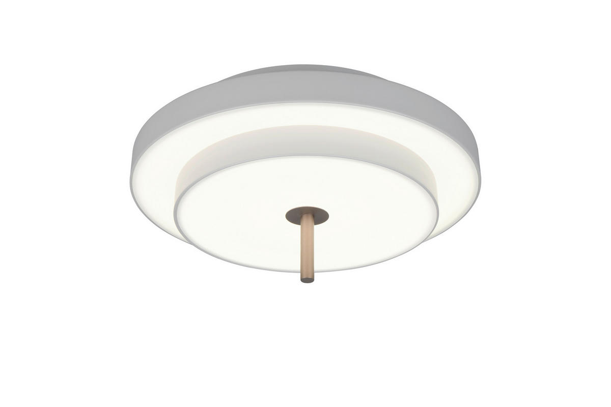 PLAFONIERĂ CU LED - gri, Basics, metal (40/20cm)