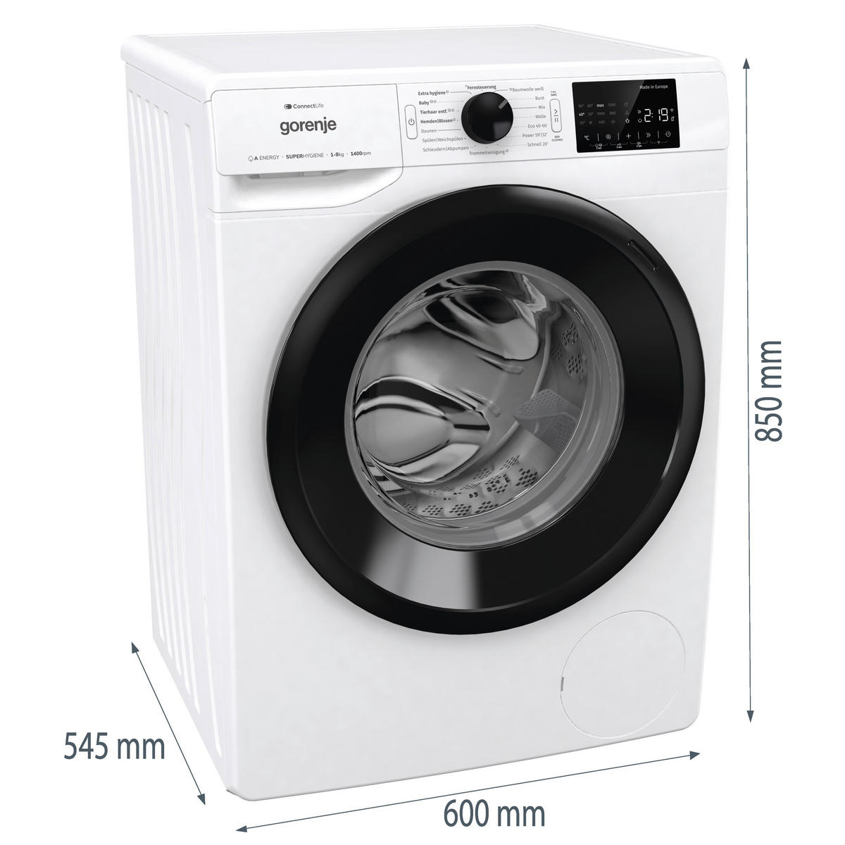 WASCHMASCHINE  - MODERN (60/85/54,5cm) - Gorenje