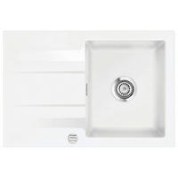 SPÜLE Genea 75 / 50900212  - Weiß Hochglanz, Basics, Keramik (75/51/20cm) - Systemceram