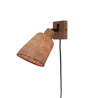 VÄGGLAMPA GOOD&MOJO  15/15/22 cm   - naturfärgad, Trend (15/15/22cm) - Good & Mojo