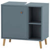 WASCHBECKENUNTERSCHRANK 60,2/59,3/33,1 cm  - Blau/Petrol, MODERN, Holz/Holzwerkstoff (60,2/59,3/33,1cm) - Stylife