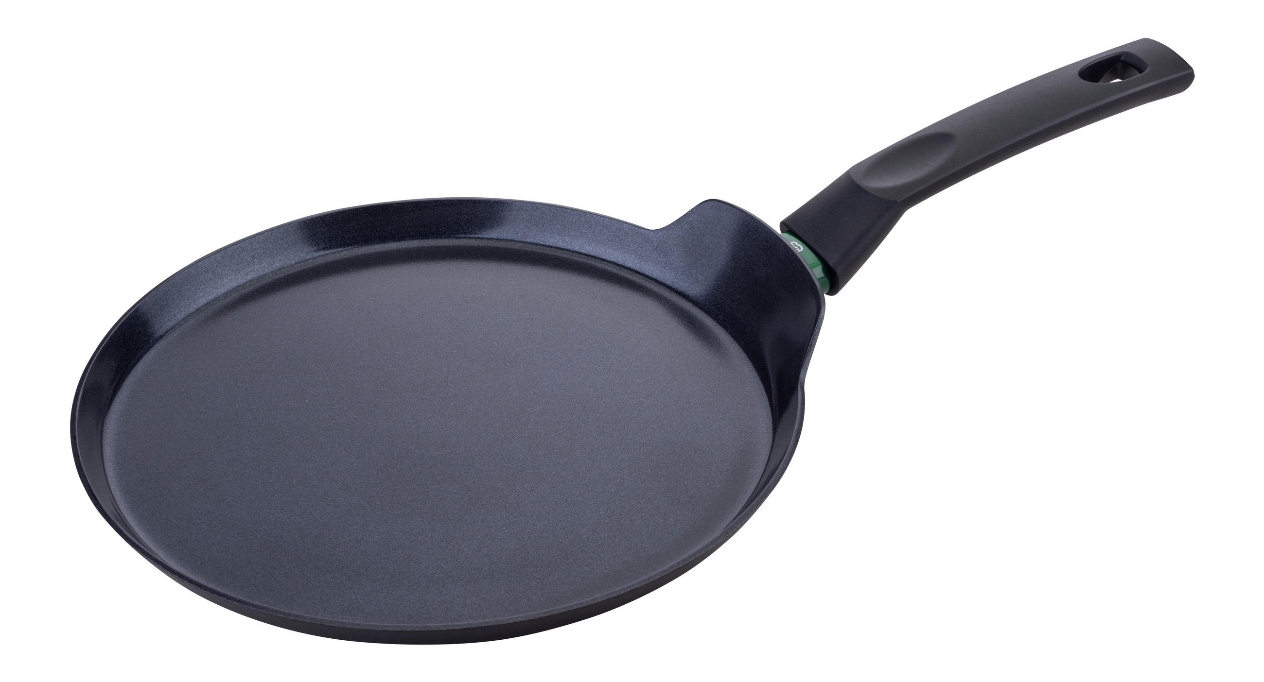 CREPESPFANNE 26 cm Keramikbeschichtung  - Schwarz/Grün, Basics, Metall (26cm) - Chefkoch+Fackelmann