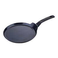 CREPESPFANNE 26 cm Keramikbeschichtung  - Schwarz/Grün, Basics, Metall (26cm) - Chefkoch+Fackelmann
