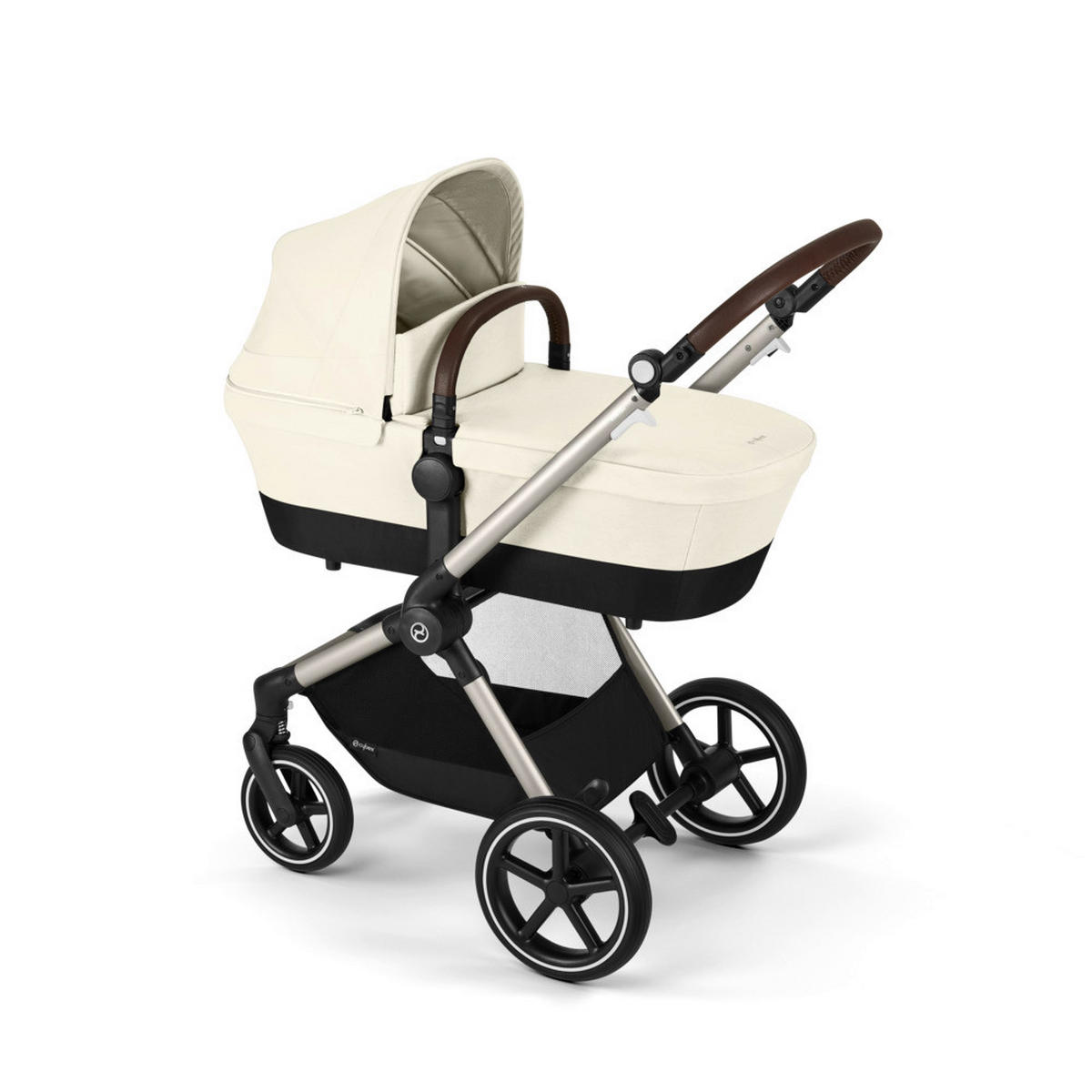 KOMBIKINDERWAGEN Eos Lux  - Beige/Silberfarben, Basics, Textil/Metall (85/61/116cm) - Cybex