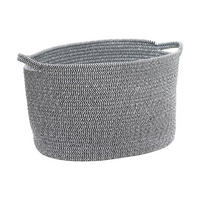 AUFBEWAHRUNGSKÖRBCHEN  - Schwarz/Grau, Basics, Textil (27/38/24cm) - Aquanova