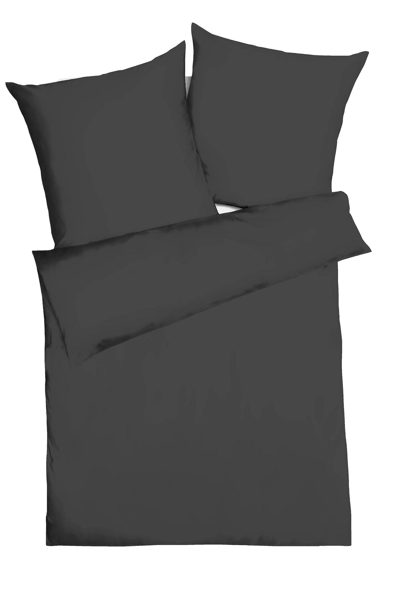 POSTELJNINA UNI 140/200 cm saten rjava  - rjava, Basics, tekstil (140/200cm) - Kaeppel