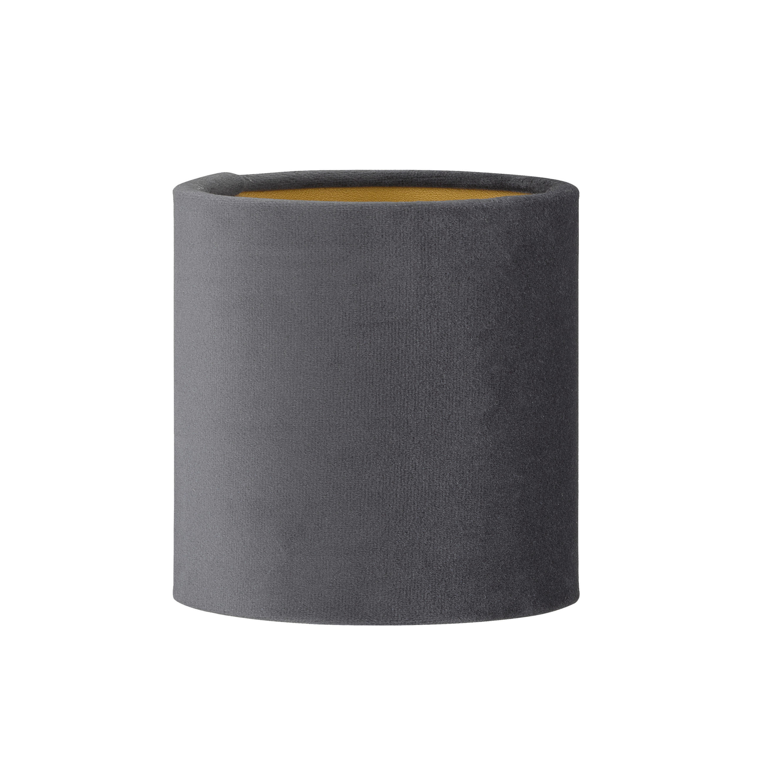 LEUCHTENSCHIRM - Goldfarben/Grau, Basics, Textil (18/18cm) - Fischer & Honsel