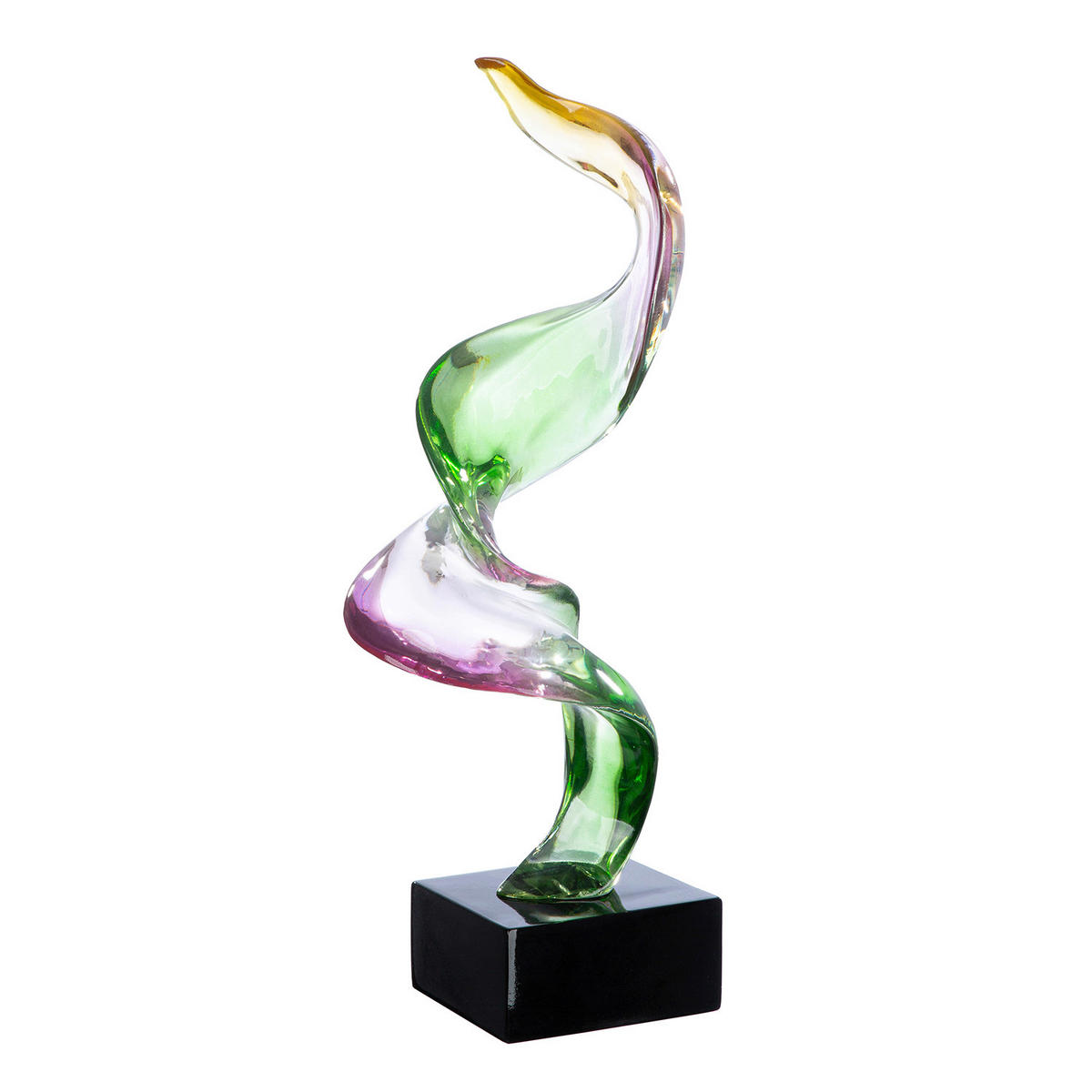 SKULPTUR - Multicolor/Schwarz, Basics, Kunststoff (16/40,5/9,5cm)