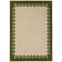 WOLLTEPPICH 200/290 cm Wiggle Grün  - Grün, Basics, Textil (200/290cm) - Flair Rugs