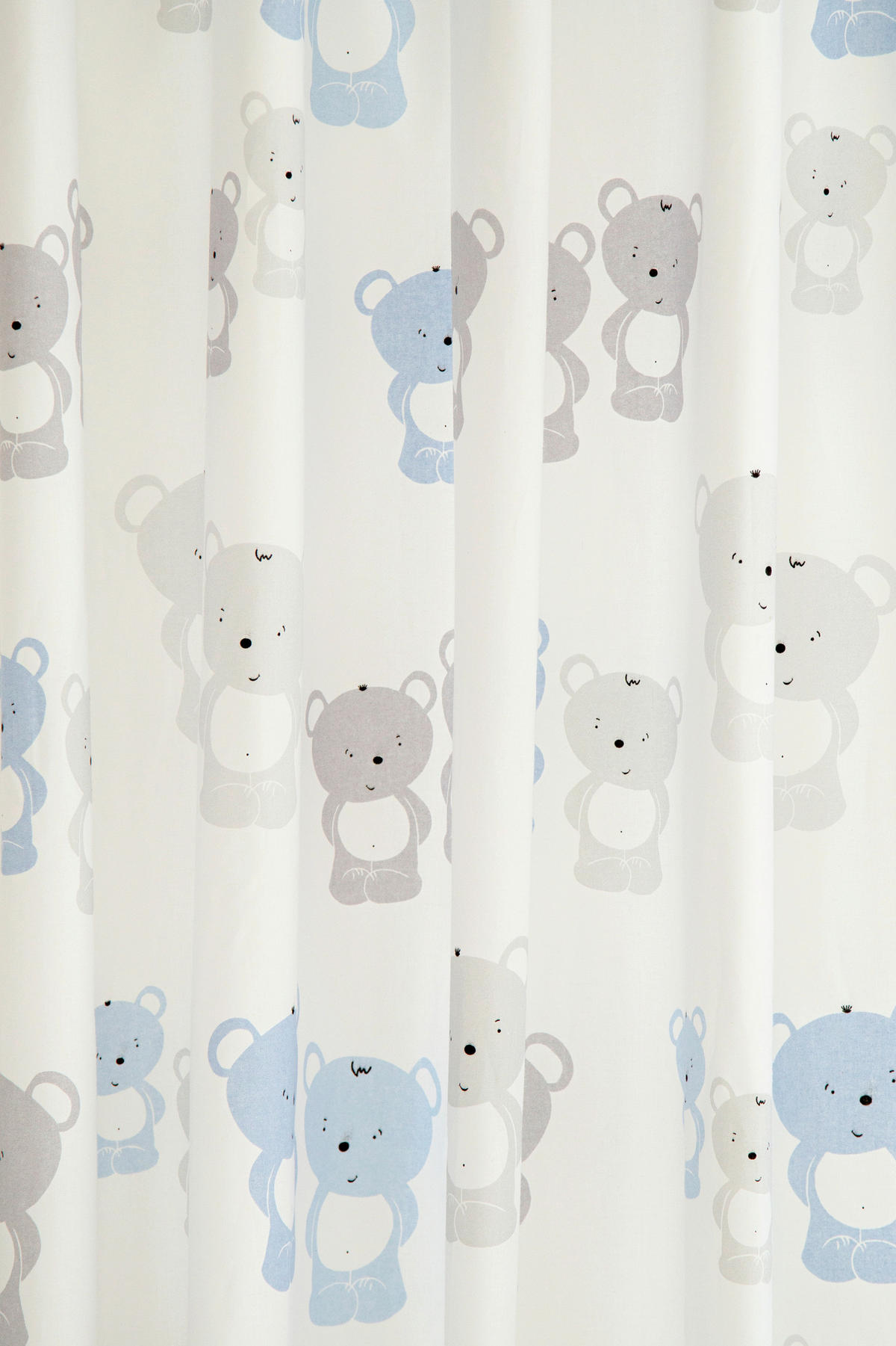 SCHLAUFENSCHAL  blickdicht  140/245 cm   - Blau/Weiß, Basics, Textil (140/245cm)